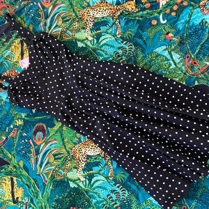 VIXEN BY MICHELINE PITT Maneater polka dot swing dress